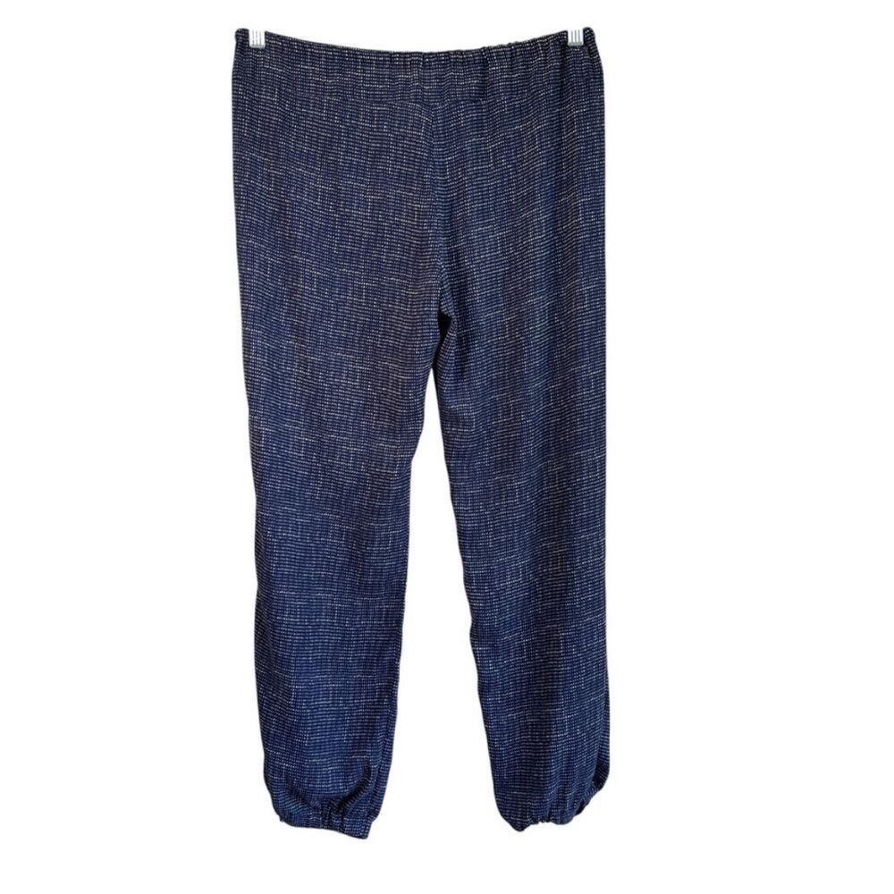 CAbi Texture Slouch Jogging Pant Size M White Polka Dots Womens Beach Coverup - Picture 2 of 7